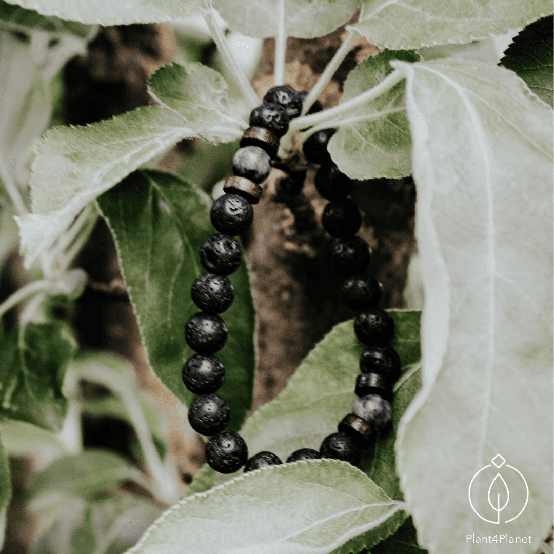 Volcanic stone bracelet