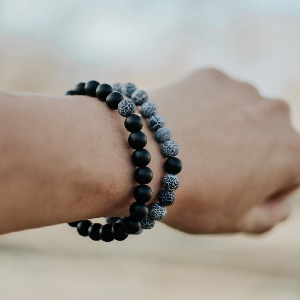 Naturstein Pärchen-Armbänder - plant4planet - nachhaltige Armbänder -Jedes Armband pflanz einen Baum