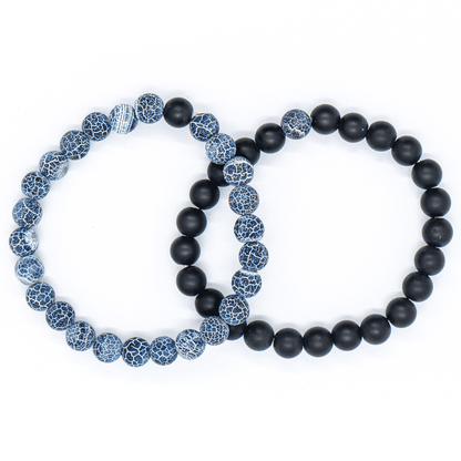 Naturstein Pärchen-Armbänder